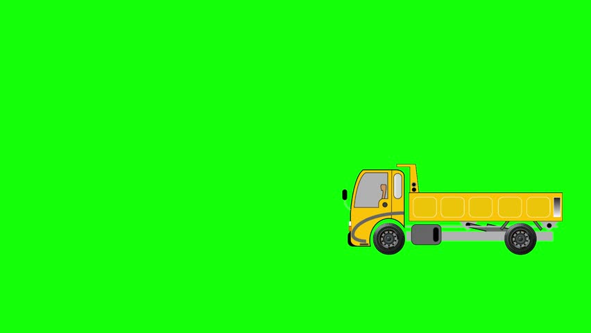Animation of Dump Truck. Forward Stock Footage Video (100% Royalty-free ...