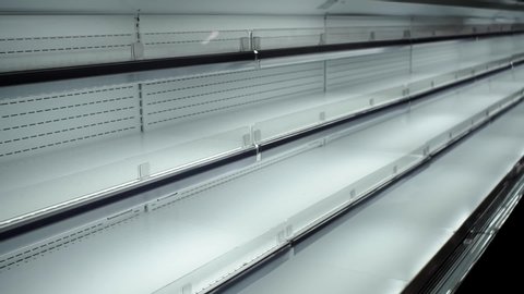 empty store shelves sale of goods