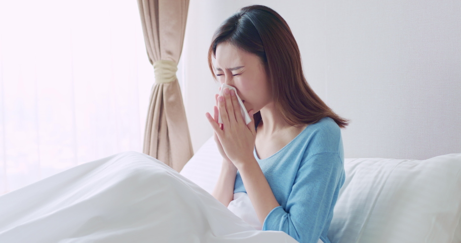 Asian girls being sick