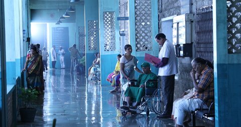 Poor People in Government general Hospital Hyderabad India 19th August 2019