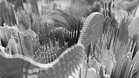 Abstract Digital Data Visualization. Seamless Loop - Powered by Shutterstock - Get 15% off with code: PIKWIZARD15