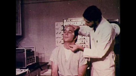 CIRCA 1970s - Researchers work on a product that will induce sleep in the 1970s