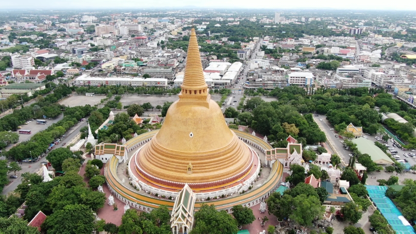 High Angle View Of Phra Stock Footage Video 100 Royalty Free Shutterstock