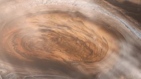 Great Red Spot, an Ancient Storm in the Atmosphere of Jupiter. Elements of this video furnished by NASA. 