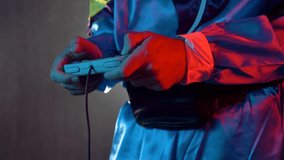 using a controller to play a vintage video game. Vintage concept. - Powered by Shutterstock - Get 15% off with code: PIKWIZARD15