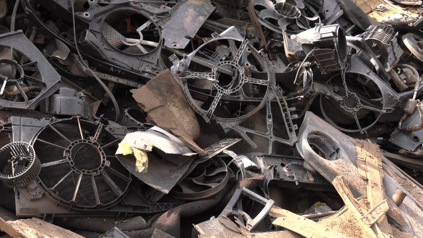 Garbage dump. Plastic. 4K, UHD, 50p, Cinematic,Panning,Close-up, 						 | Shutterstock HD Video #1036845749