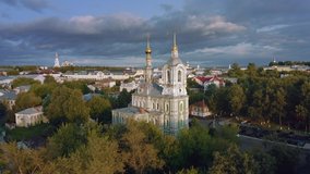 Old Russian church in the city of Vladimir.