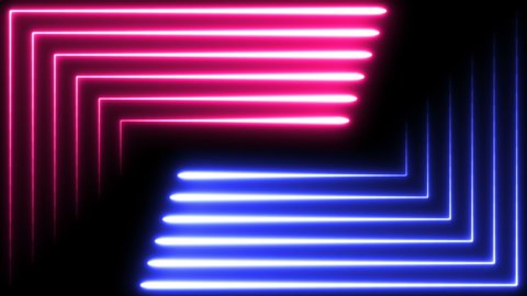 4K Abstract Background neon glow color moving seamless art loop background abstract motion screen background animated box shapes 4K loop lines design 4K laser show looped animation ultraviolet 