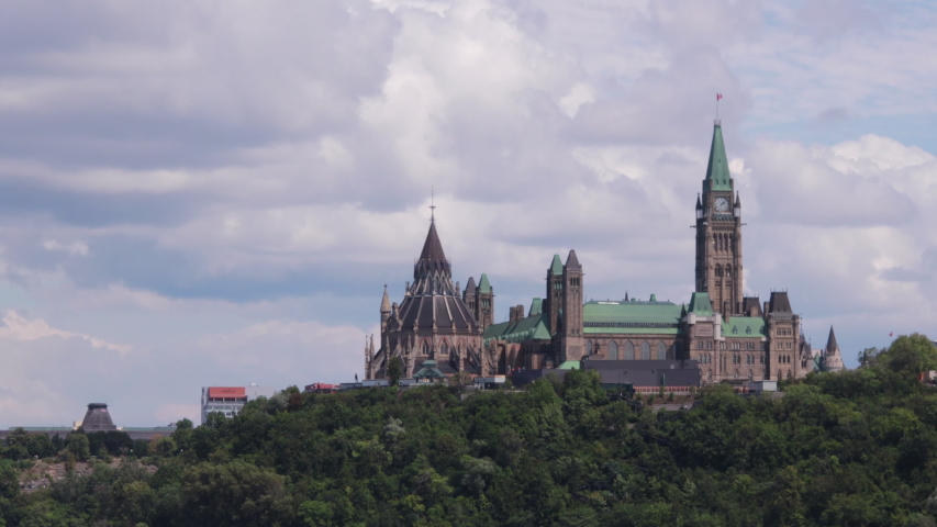Parliament Building in Ottawa, Ontario. 2019