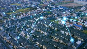 Smart house concept. Smart grid. Renewable energy. - Powered by Shutterstock - Get 15% off with code: PIKWIZARD15