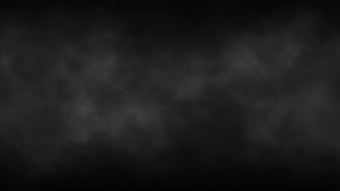 Gray black smoke dark horror background. Halloween Spooky night with animation seamless loop with glitch and noise effects.