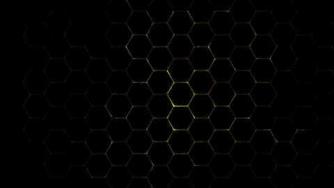 futuristic abstract hexagonal grid background growth line