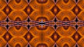 Tribal ethnic ornament kaleidoscope moving motion graphics footage for concert, night club, music video, events, and show with Multicolored kaleidoscope sequence patterns