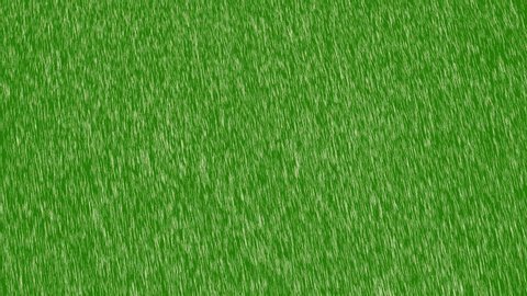 Rain falling on the green chromakey background. Green screen rain effect for movie video clip or project