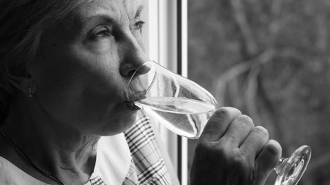 Drunk mature woman Stock Video Footage - 4K and HD Video Clips