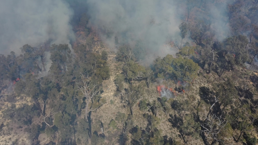 bushfire australia drought climate change increase Stock Footage Video ...