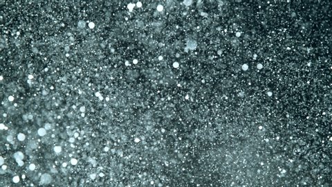 SIlver Glitter Background in Super Slow Motion at 1000fps.