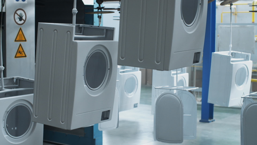 White Washing Machine Moving On 스톡 동영상 비디오(100% 로열티 프리) 1037182070 | Shutterstock