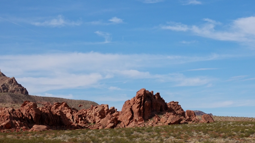 Beautiful landscape around Lake Mead National Recreation Area at Nevada
