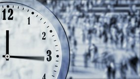 Business  concept or time concept.
Timelapse of people walking overlay with time clock. - Powered by Shutterstock - Get 15% off with code: PIKWIZARD15