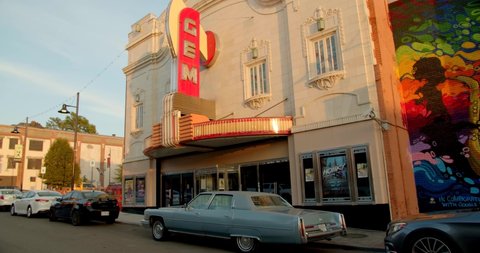 Kansas City, Missouri / USA - June 13, 2019: The Gem Theatre, 18th & Vine Kansas City, Exterior 4K Slow Motion