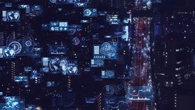 Transportation and technology. Intelligent Transport Systems. 5G. IoT. Japanese translation: "Metropolitan expressway" - Powered by Shutterstock - Get 15% off with code: PIKWIZARD15