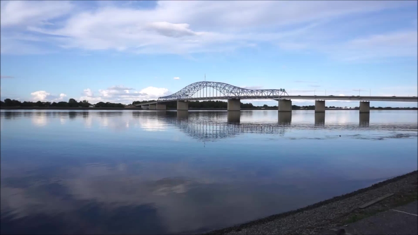 Cable Bridge spanning the Columbia River in Kennewick, Washington image