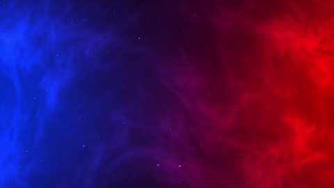 Red fire versus blue ice smoke dynamic abstract background with star vertex swirl movement texture