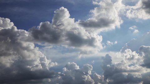 cloudy sky ,full of clouds before the rain falls , sky cloud timelapse
