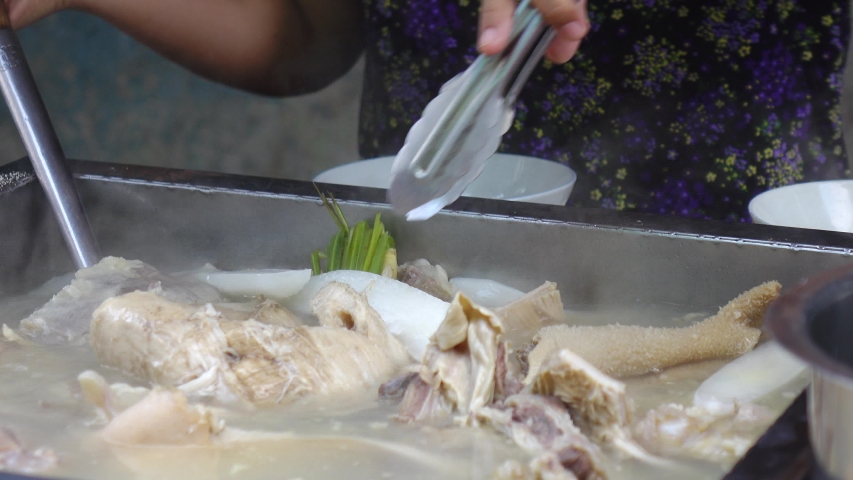 Street foods in Yangon, Myanmar. Yangon is Myanmar largest city and its most important commercial centre.