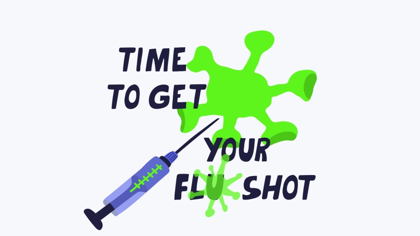 time get your flu shot animation Stok Videosu (%100 Telifsiz) 1037610587 Sh...