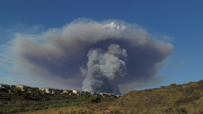California Forest Fire- Mushroom Cloud