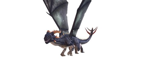 3D CG rendering of Dragon