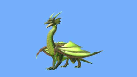 3D CG rendering of Dragon