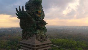 Garuda Wisnu Kencana statue. GWK 122-meter tall statue is one of the most recognizable and popular attractions of island Bali, Indonesia.