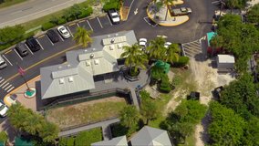 Aerial reveal Bonita Beach FL 4k