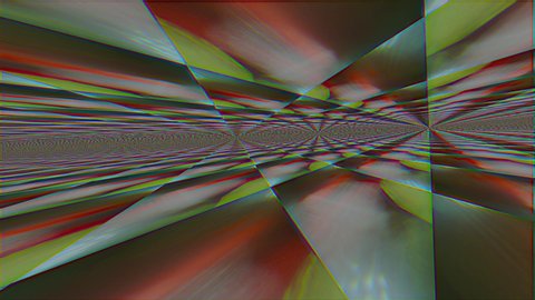 Abstract acid trip imitation, geometrical cyberpunk fashion shimmering background. Trippy screensaver.