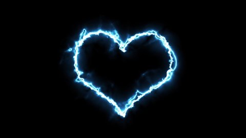 Heart Shape Background Neon Sign Valentines Stock Footage Video (100% ...