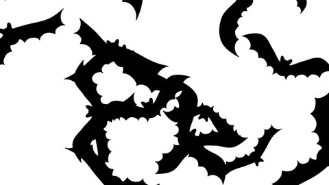 Vector Set Silhouettes Dragons Stencil Stock Vector (Royalty Free ...