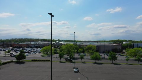 Freehold, NJ/United States - May 14, 2019: this video shoes epic shots of Freehold Raceway Mall in New Jersey.  Freehold Raceway Mall is a super-regional mall in Freehold, New Jersey, United States. 