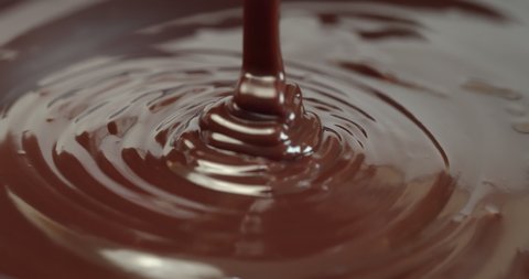 Extremely high quality melted chocolate. Shot in 4K RAW on a cinema camera.