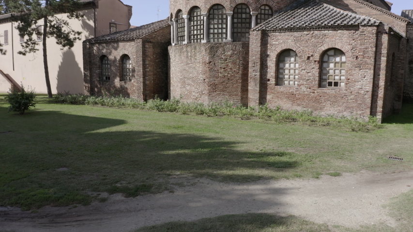 San Giovanni Evangelista - Aerial view of a bizantine church in Ravenna (Italy)