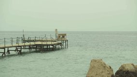 Pier in the sea. Egypt. Sharm-el-sheikh