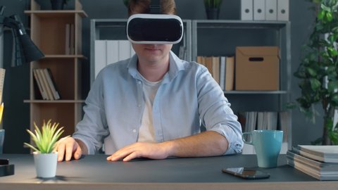 Young Man Seat In Modern Stock Footage Video 100 Royalty Free 1037901974 Shutterstock