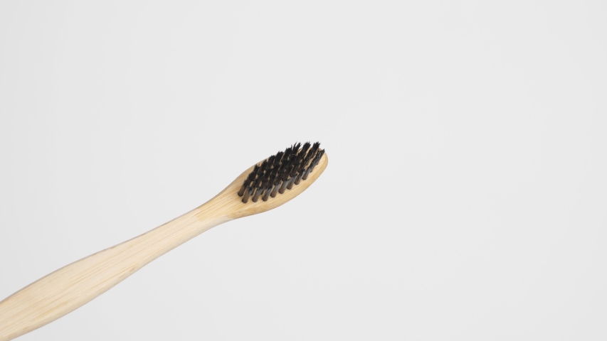 black bamboo toothbrush