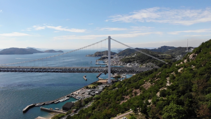 Seto big bridge in Okayama,Japan