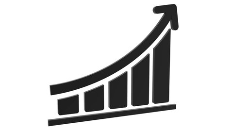 Growth Bar Chart - Animated - 4k 60fps