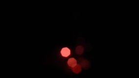 Animated light red bokeh video