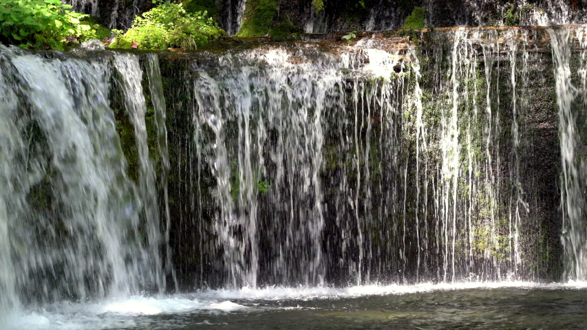 Shiraito Falls In Karuizawa Nagano Japan Stock Footage Video 100 Royalty Free Shutterstock