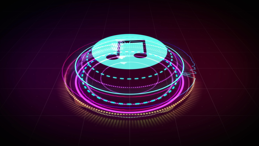 Music equalizer, for music party, 4k footage | Shutterstock HD Video #1038075437